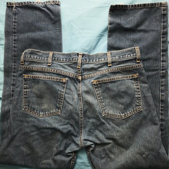 Men's Blue Jeans 36 x 34  Previously Owned Mans Pants George - Picture 2 of 7